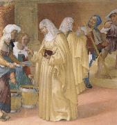 Lorenzo Lotto The miracle of the hl. Brigitta oil